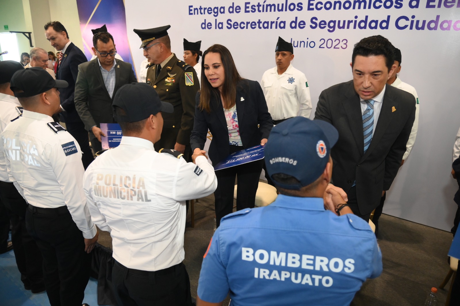 Reconocen a Elementos de la Secretaría de Seguridad Ciudadana.