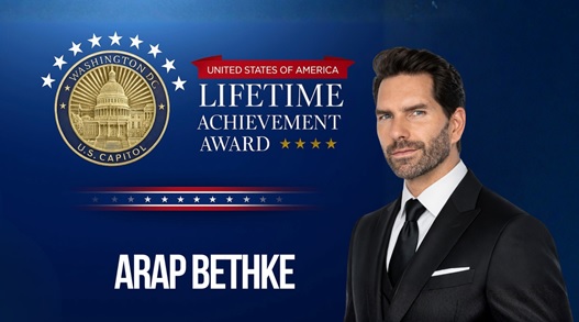 Arap Bethke es honrado con el U.S. Capitol Lifetime Achievement Award y ...