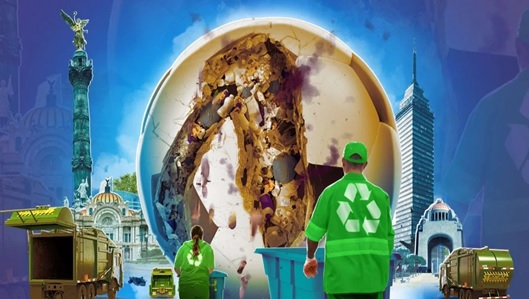 Mundial 2026 generará hasta 19 mil 700 toneladas diarias de basura en CDMX.